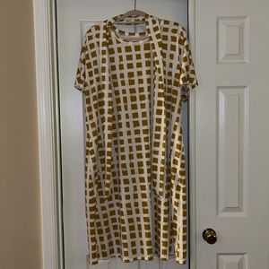 Lularoe Checkered Dress Size 3X